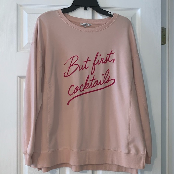 But First, Cocktails Sweatshirt - Picture 1 of 2